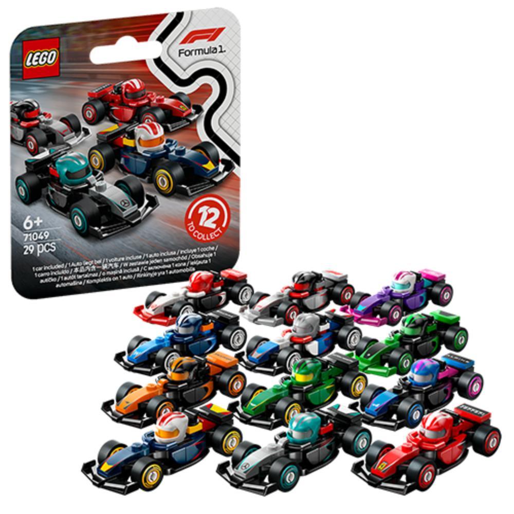 Lego Minifigures F1 Racing Cars To Collect (Assorted Items One Model) (71049) (LGO71049)