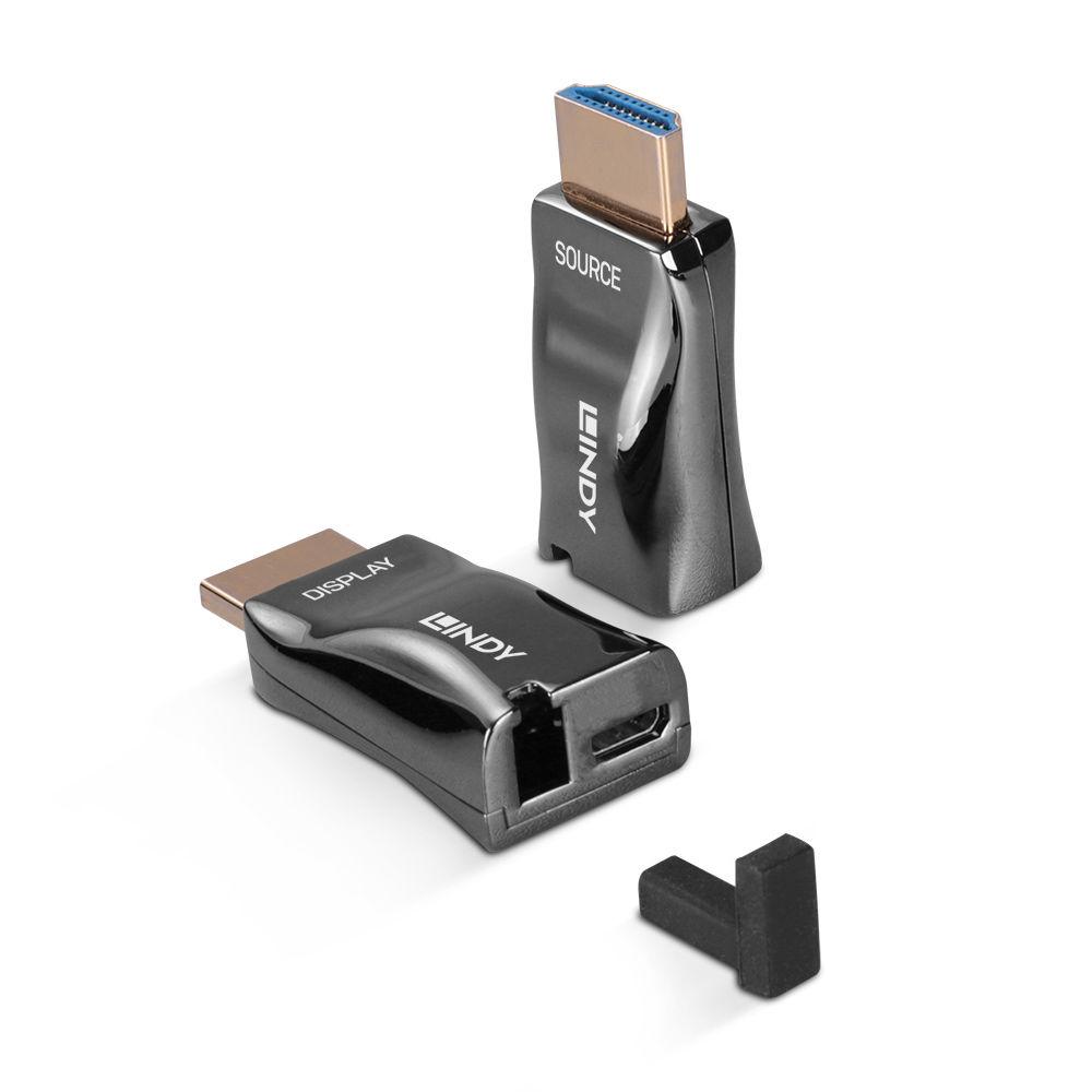 LINDY LNY-38392 :: Оптичен HDMI 4K60 Dongle екстендър, 300.0 м | JAR Computers LINDY LNY-38392 :: Оптичен HDMI 4K60 Dongle екстендър, 300.0 м