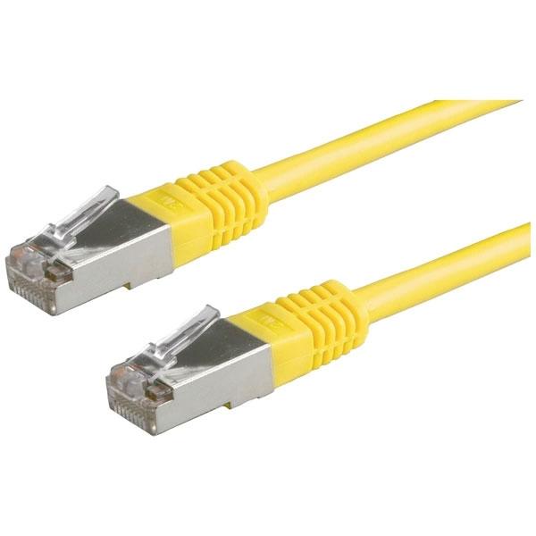 Patch cable FTP Cat. 5e 1m, Yellow, 21.15.0132 | JAR Computers Patch cable FTP Cat. 5e 1m, Yellow, 21.15.0132