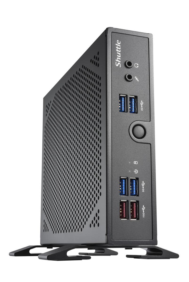 Shuttle XPC slim Barebone DS50U5, i5-1335U, 2x LAN (1x 2.5Gbit ,1x 1Gbit), 1xCOM,1xHDMI,1xDP, 1x VGA, fanless, 24/7 permanent operation | JAR Computers Shuttle XPC slim Barebone DS50U5, i5-1335U, 2x LAN (1x 2.5Gbit ,1x 1Gbit), 1xCOM,1xHDMI,1xDP, 1x VGA, fanless, 24/7 permanent operation