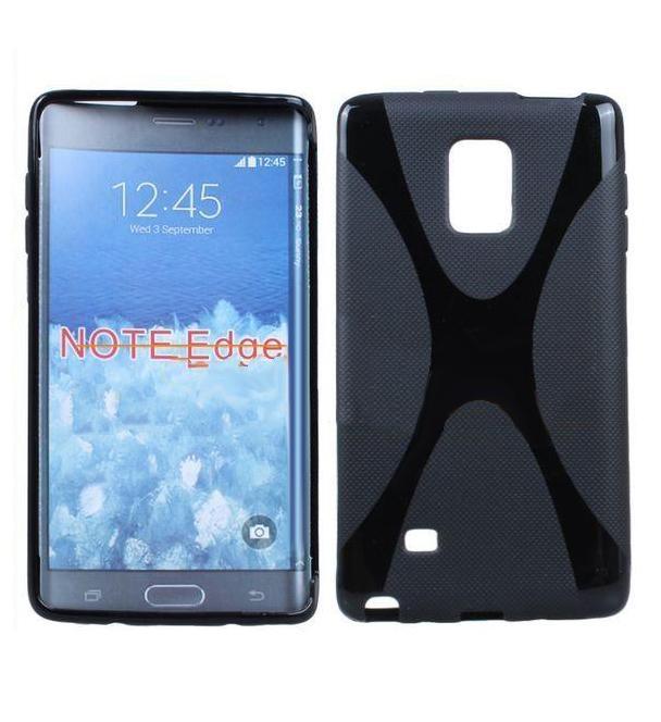 Силиконов (TPU) калъф за Samsung Galaxy Note Edge SM-N915 - X-Line Cover Case (черен) | JAR Computers Силиконов (TPU) калъф за Samsung Galaxy Note Edge SM-N915 - X-Line Cover Case (черен)