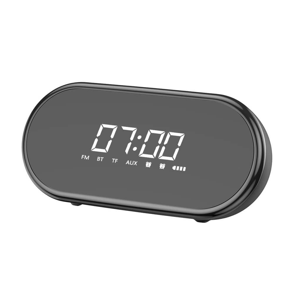 Безжичен Bluetooth спийкър с функции будилник, FM радио и LED дисплей за мобилни устройства - Baseus Encok Wireless Speaker E09 (черен) | JAR Computers Безжичен Bluetooth спийкър с функции будилник, FM радио и LED дисплей за мобилни устройства - Baseus Encok Wireless Speaker E09 (черен)