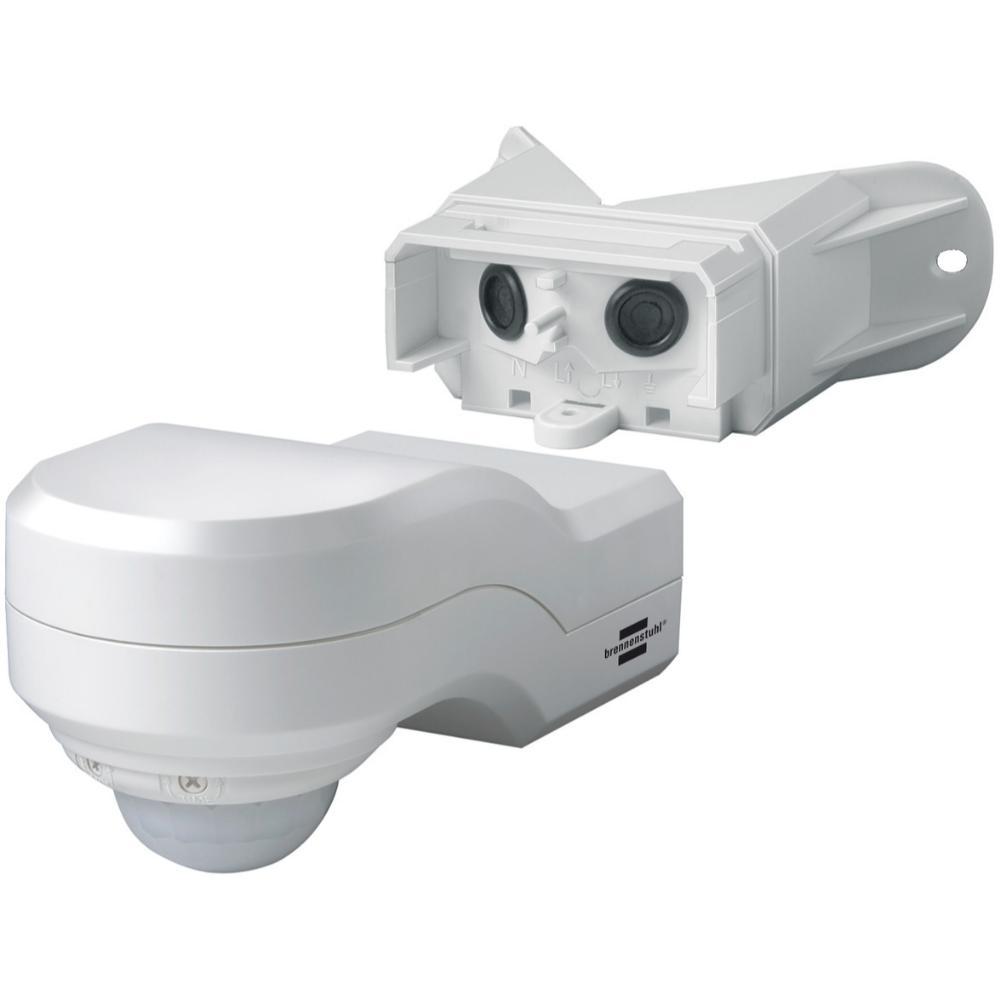 Brennenstuhl Infrared Motion Detector with Angle Base 240° Detection Angle and 12m Range IP44 White (1170910) (BNN1170910)