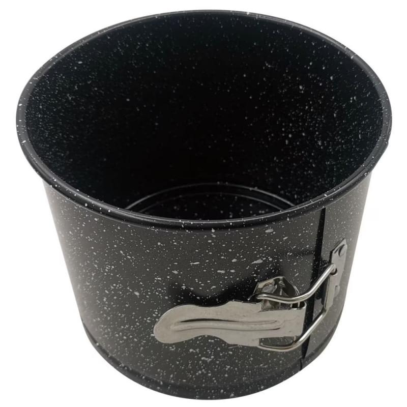 Форма за торта с падащо дъно Kinghoff KH 1790, 16x13см, Мраморно покритие,  Въглеродна Стомана, Черен | JAR Computers Форма за торта с падащо дъно Kinghoff KH 1790, 16x13см, Мраморно покритие,  Въглеродна Стомана, Черен