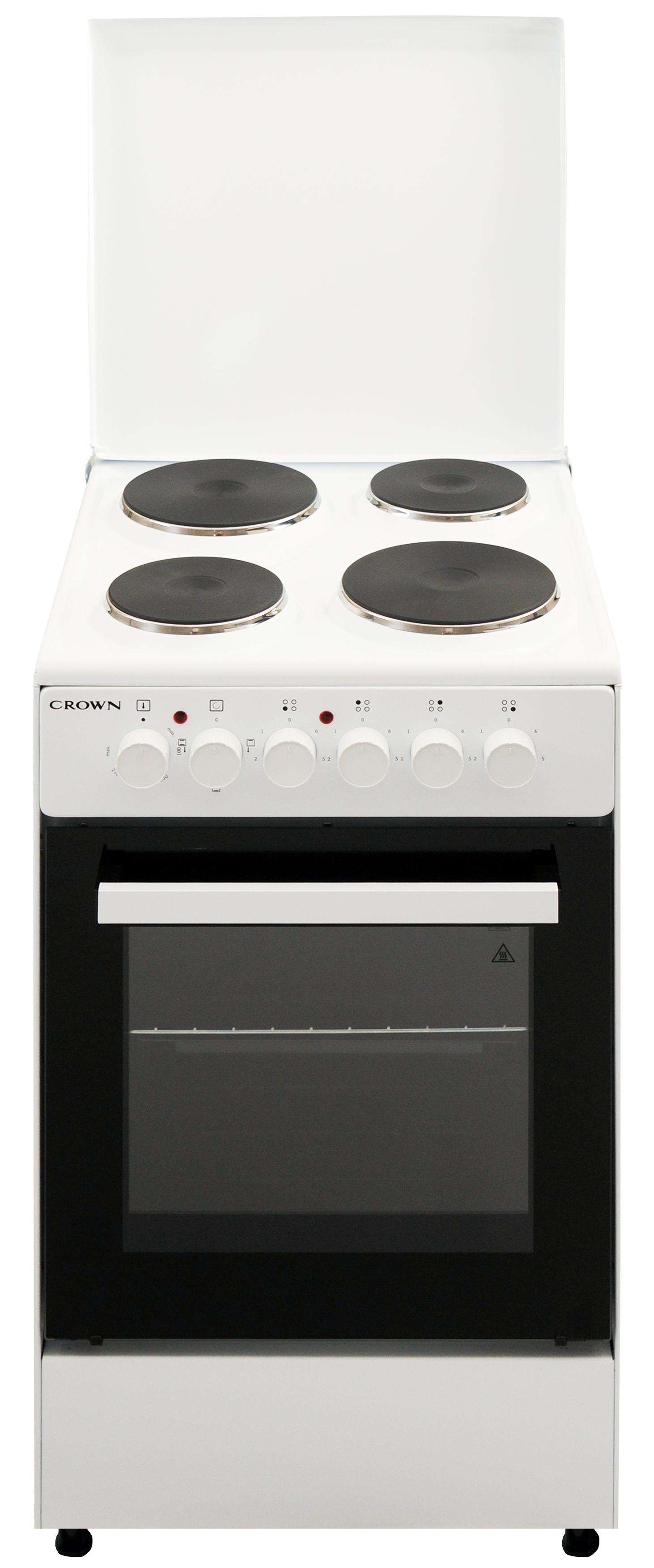 Готварска печка (ток) Crown CHP-5060W , 4 ток , Бял