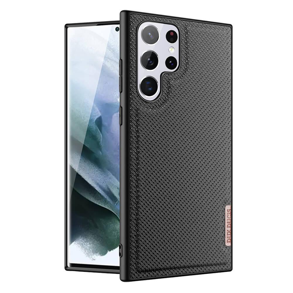 Хибриден удароустойчив кейс за Samsung Galaxy S22 Ultra - Dux Ducis Fino Series Case (черен) | JAR Computers Хибриден удароустойчив кейс за Samsung Galaxy S22 Ultra - Dux Ducis Fino Series Case (черен)