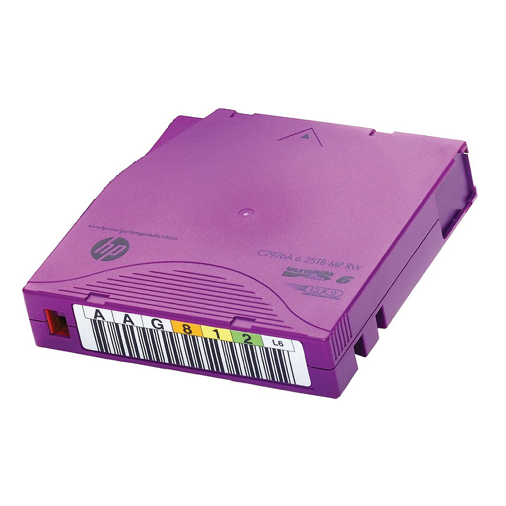HPE LTO-6 Ultrium 6.25TB RW Non Custom Labeled 20 Data Cartridges with Cases | JAR Computers HPE LTO-6 Ultrium 6.25TB RW Non Custom Labeled 20 Data Cartridges with Cases