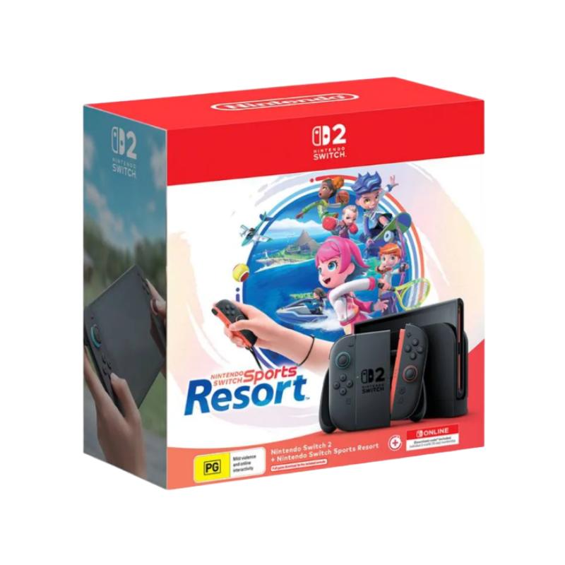 Конзола Nintendo Switch 2 Black + Игра SPORTS RESORT | JAR Computers Конзола Nintendo Switch 2 Black + Игра SPORTS RESORT