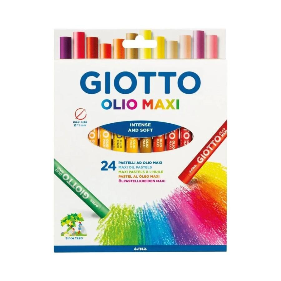 Маслени пастели GIOTTO OLIO MAXI, ф 11 мм, 70 мм, 24 цвята | JAR Computers Маслени пастели GIOTTO OLIO MAXI, ф 11 мм, 70 мм, 24 цвята
