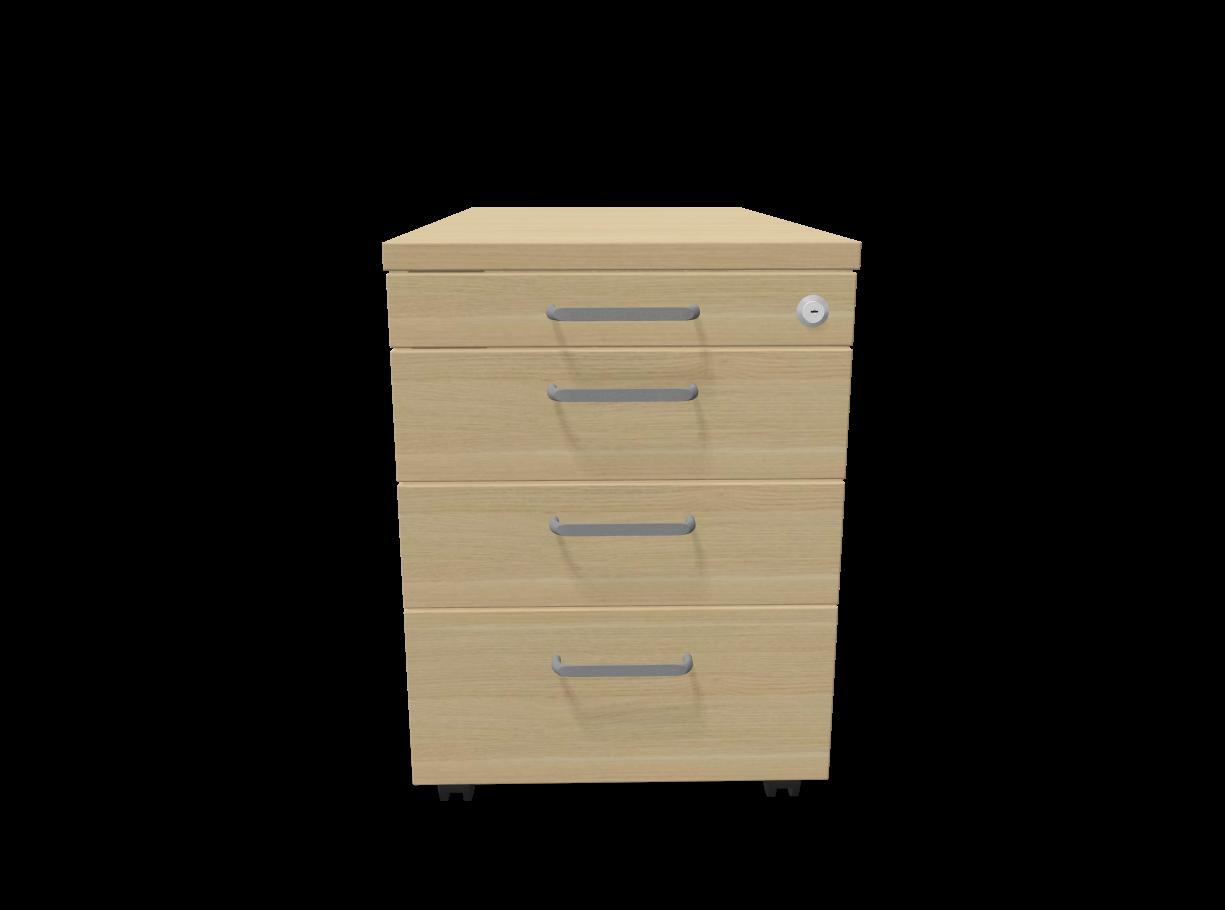Мобилен контейнер с четири чекмеджета Easy Space 3D PD, 430х800х600мм, ПДЧ 18 мм, дъб Кайзерберг | JAR Computers Мобилен контейнер с четири чекмеджета Easy Space 3D PD, 430х800х600мм, ПДЧ 18 мм, дъб Кайзерберг