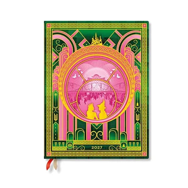 Paperblanks Планер The magic of Wicked, Ultra, хоризонтален, твърда корица, 88 листа, за 2027 година | JAR Computers Paperblanks Планер The magic of Wicked, Ultra, хоризонтален, твърда корица, 88 листа, за 2027 година