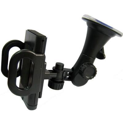 Поставка за стъклото на кола за iPhone, Samsung и мобилни телефони - Universal Car Mount (черна) | JAR Computers Поставка за стъклото на кола за iPhone, Samsung и мобилни телефони - Universal Car Mount (черна)