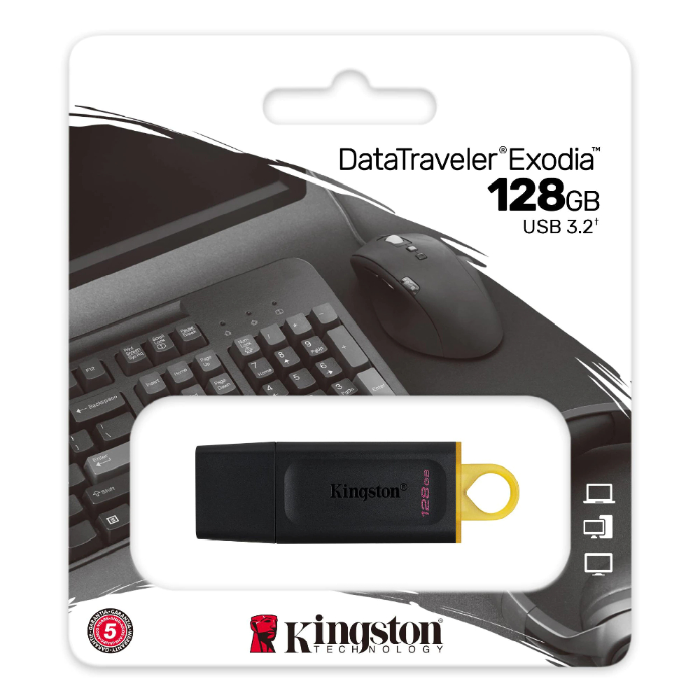 USB Флаш памет Kingston 128GB USB 3.2 | JAR Computers USB Флаш памет Kingston 128GB USB 3.2