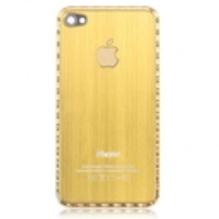 Заден капак с прилежащите към него части за захващане за iPhone 4 (златист) | JAR Computers Заден капак с прилежащите към него части за захващане за iPhone 4 (златист)