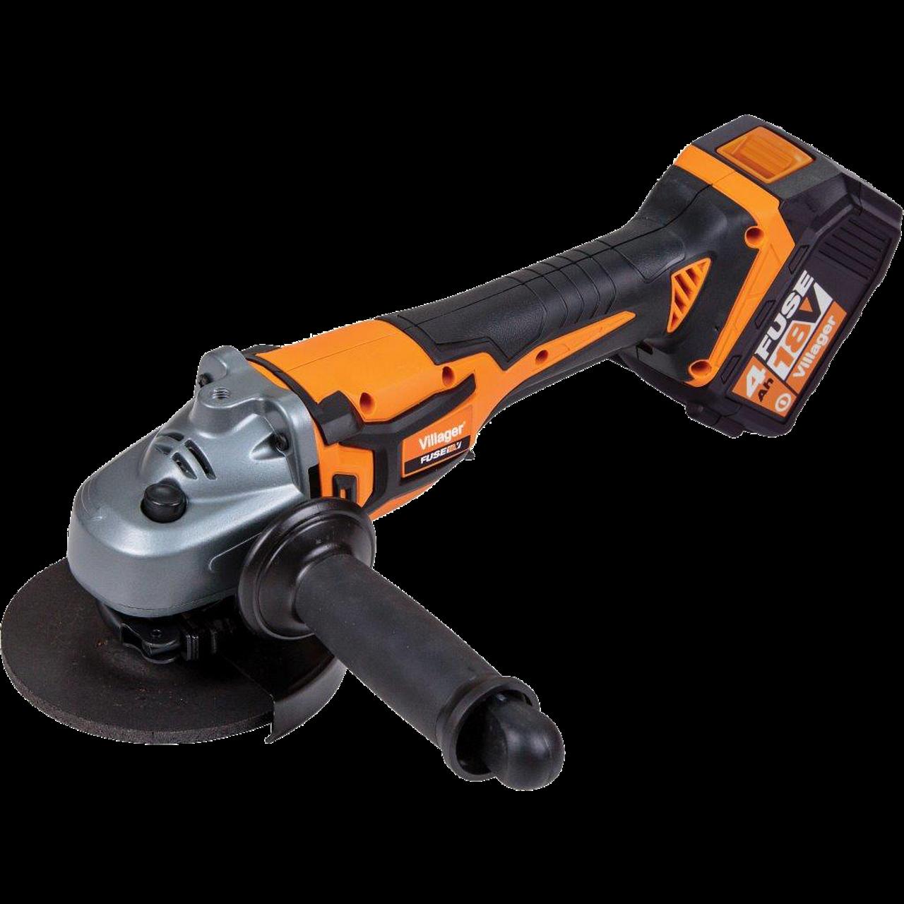 Акумулаторен безчетков ъглошлайф Villager FUSE VLP 4520 solo | JAR Computers Акумулаторен безчетков ъглошлайф Villager FUSE VLP 4520 solo