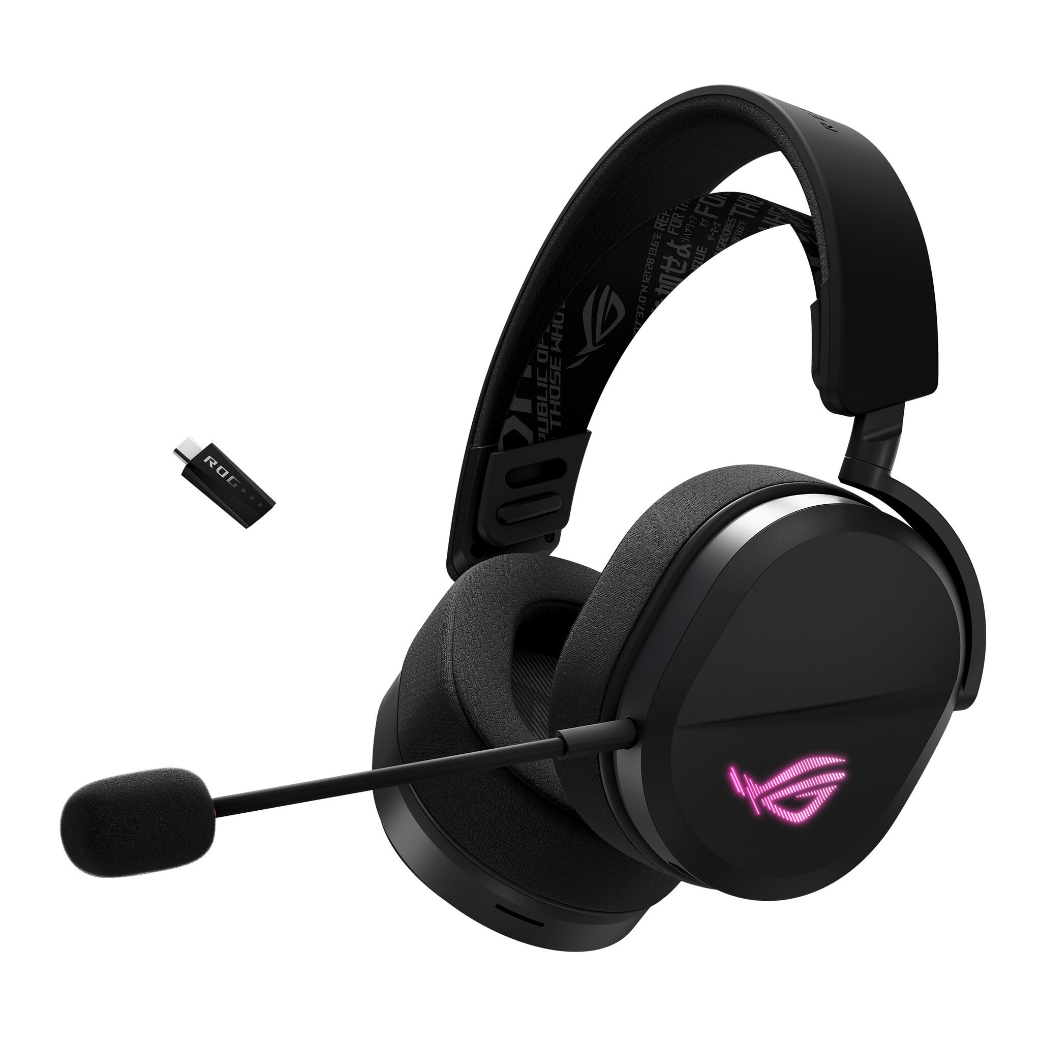 ASUS ROG Pelta Слушалки Жична и безжична Лента за глава Игри UBS тип C Bluetooth Черен