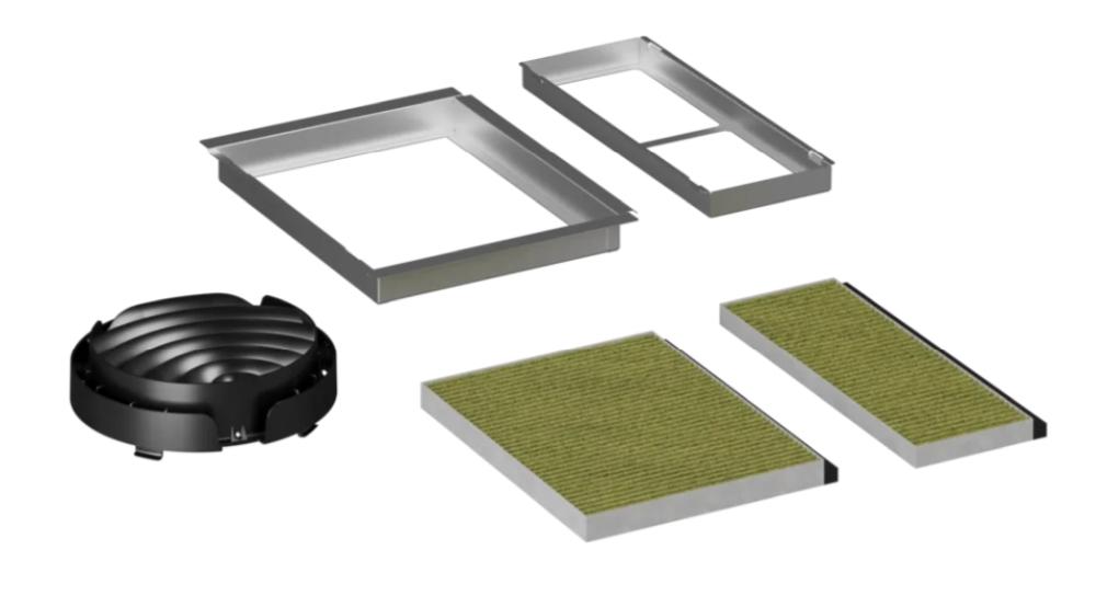 Bosch DWZ1KK1V6, Clean Air Plus recirculation kit for DWK67FN60, DWK67FN20 | JAR Computers Bosch DWZ1KK1V6, Clean Air Plus recirculation kit for DWK67FN60, DWK67FN20