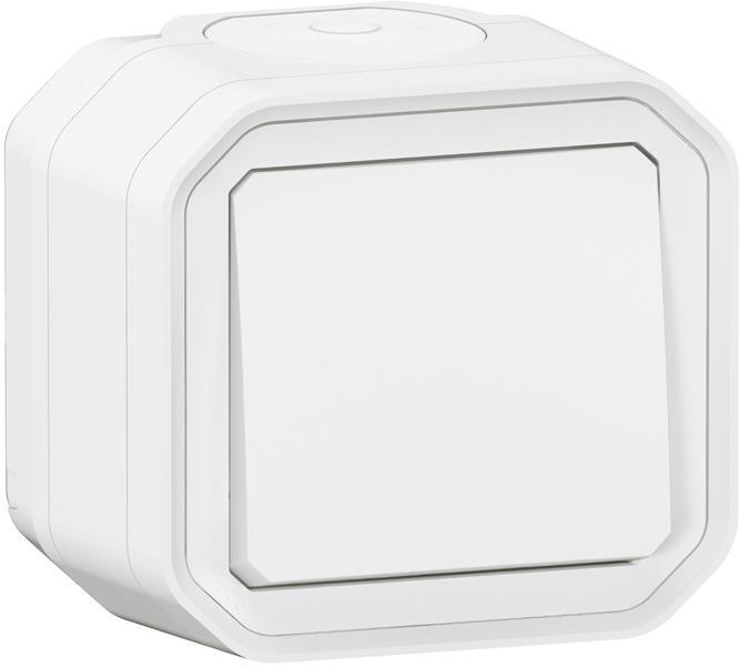 Девиаторен ключ моноблок за открит монтаж цвят Бял IP55 Plexo New Legrand | JAR Computers Девиаторен ключ моноблок за открит монтаж цвят Бял IP55 Plexo New Legrand
