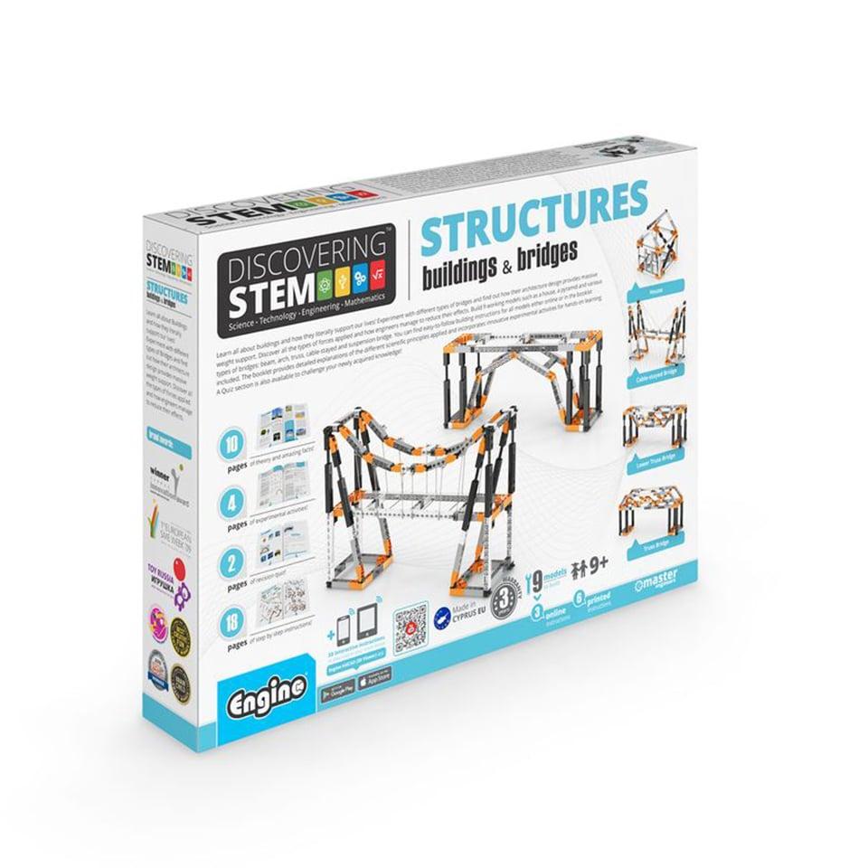 Engino Конструктор STEM Structures - Сгради и мостове | JAR Computers Engino Конструктор STEM Structures - Сгради и мостове