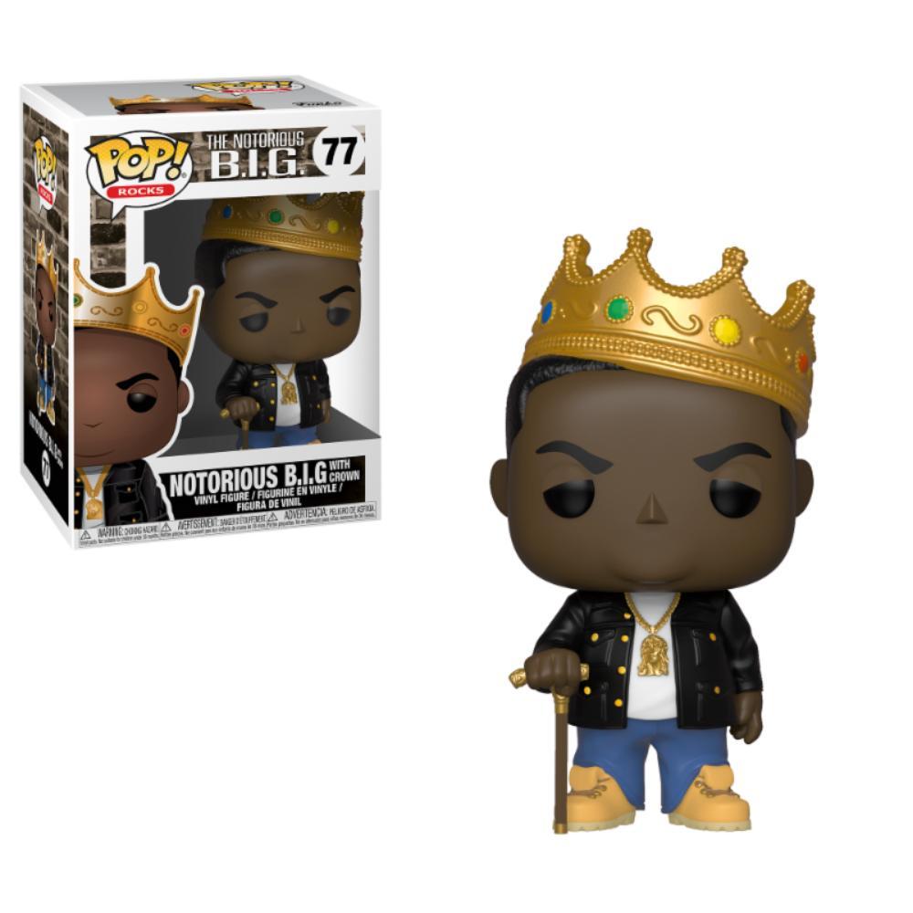 Funko Pop! Rocks: The Notorious BIG - The Notorious BIG with Crown #77 (FNK15500) | JAR Computers Funko Pop! Rocks: The Notorious BIG - The Notorious BIG with Crown #77 (FNK15500)