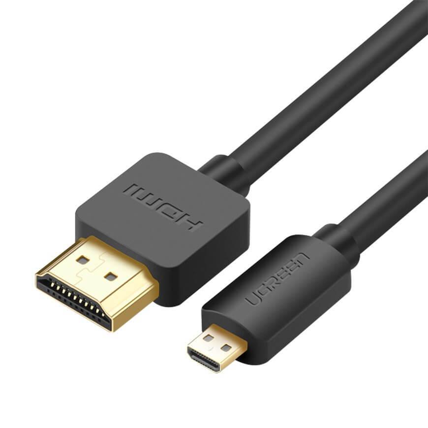 HDMI към microHDMI кабел (150 см) - Ugreen HDMI to micro HDMI cable 2.0v 4K 60Hz (черен) | JAR Computers HDMI към microHDMI кабел (150 см) - Ugreen HDMI to micro HDMI cable 2.0v 4K 60Hz (черен)