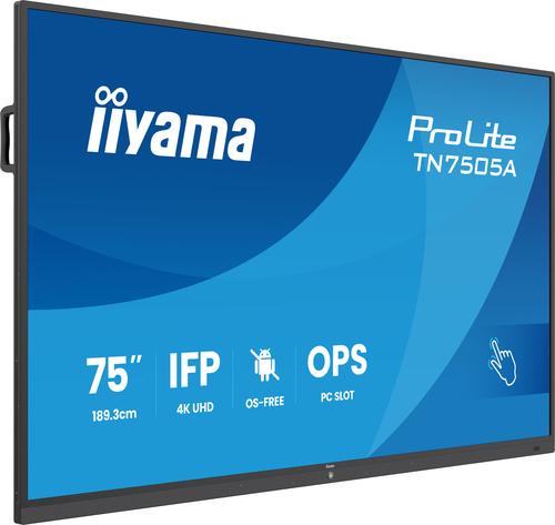 Монитор IIYAMA TN7505A-B1AG 75IN | JAR Computers Монитор IIYAMA TN7505A-B1AG 75IN
