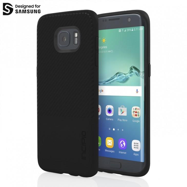 Удароустойчив силиконов калъф за Samsung Galaxy S7 Edge - Incipio Twill Block Case (черен) | JAR Computers Удароустойчив силиконов калъф за Samsung Galaxy S7 Edge - Incipio Twill Block Case (черен)