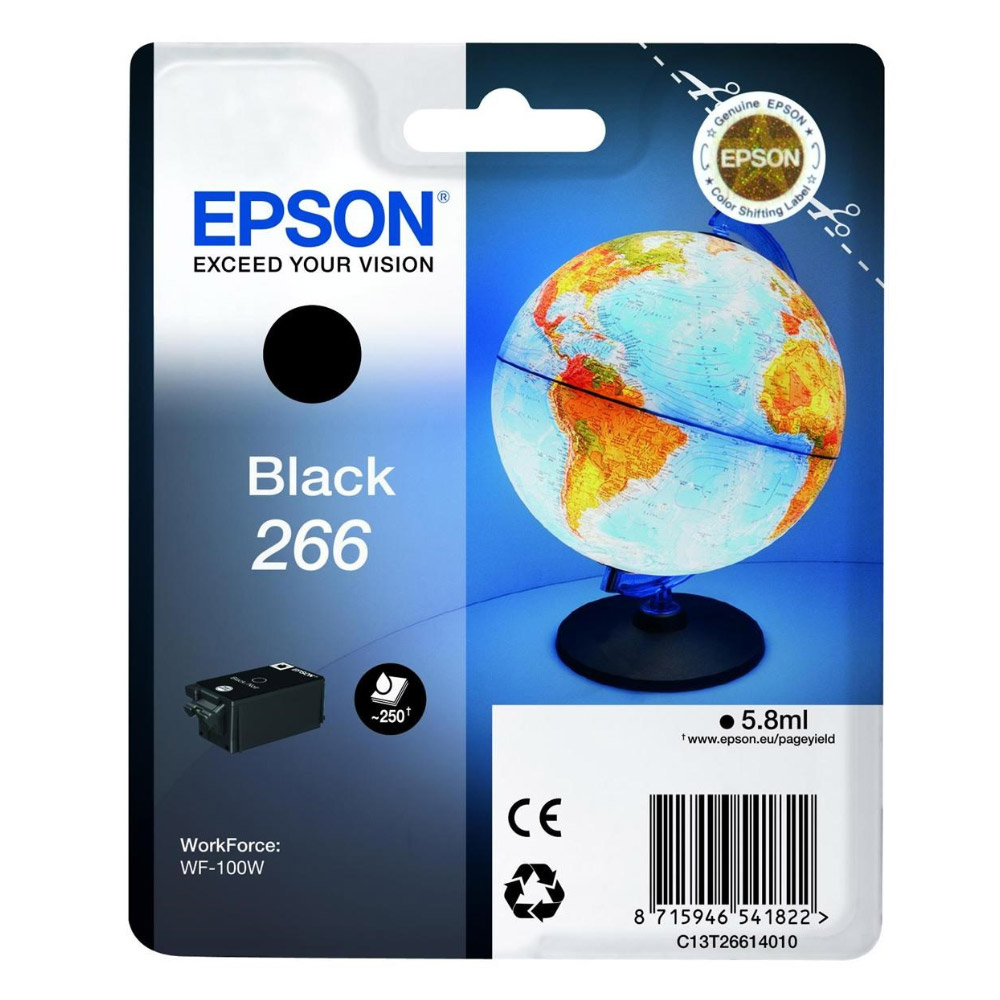 WORKFORCE WF-100W 266  INK CRTR BLACK (EPST266140)
