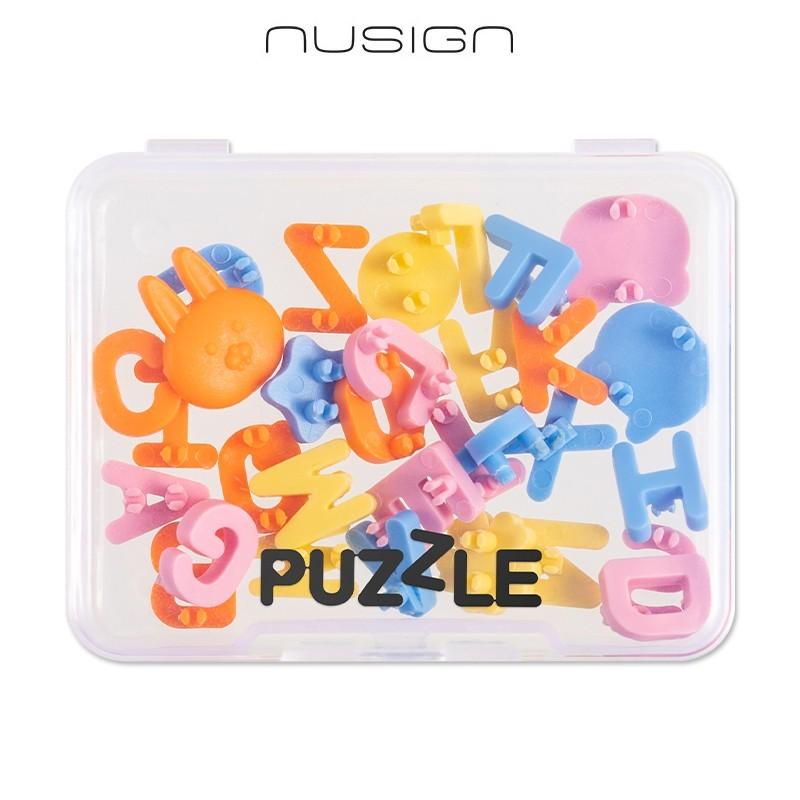 Аксесоари за гелова химикалка Nusign Puzzle ENS889, 26 букви и 6 фигурки животни, асорти | JAR Computers Аксесоари за гелова химикалка Nusign Puzzle ENS889, 26 букви и 6 фигурки животни, асорти