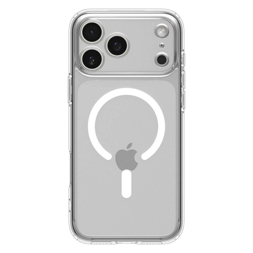Хибриден кейс с висока степен на защита с MagSafe за iPhone 17 Pro Max- Spigen Ultra Hybrid MagSafe Case (прозрачен-бял) | JAR Computers Хибриден кейс с висока степен на защита с MagSafe за iPhone 17 Pro Max- Spigen Ultra Hybrid MagSafe Case (прозрачен-бял)