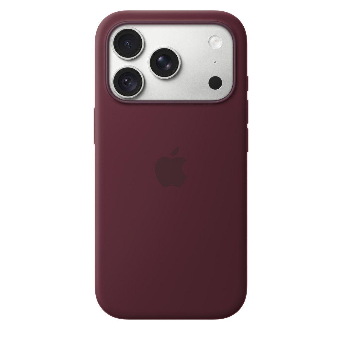 Калъф Apple iPhone 18 Pro Silicone MagSafe–Burgundy MK8U4