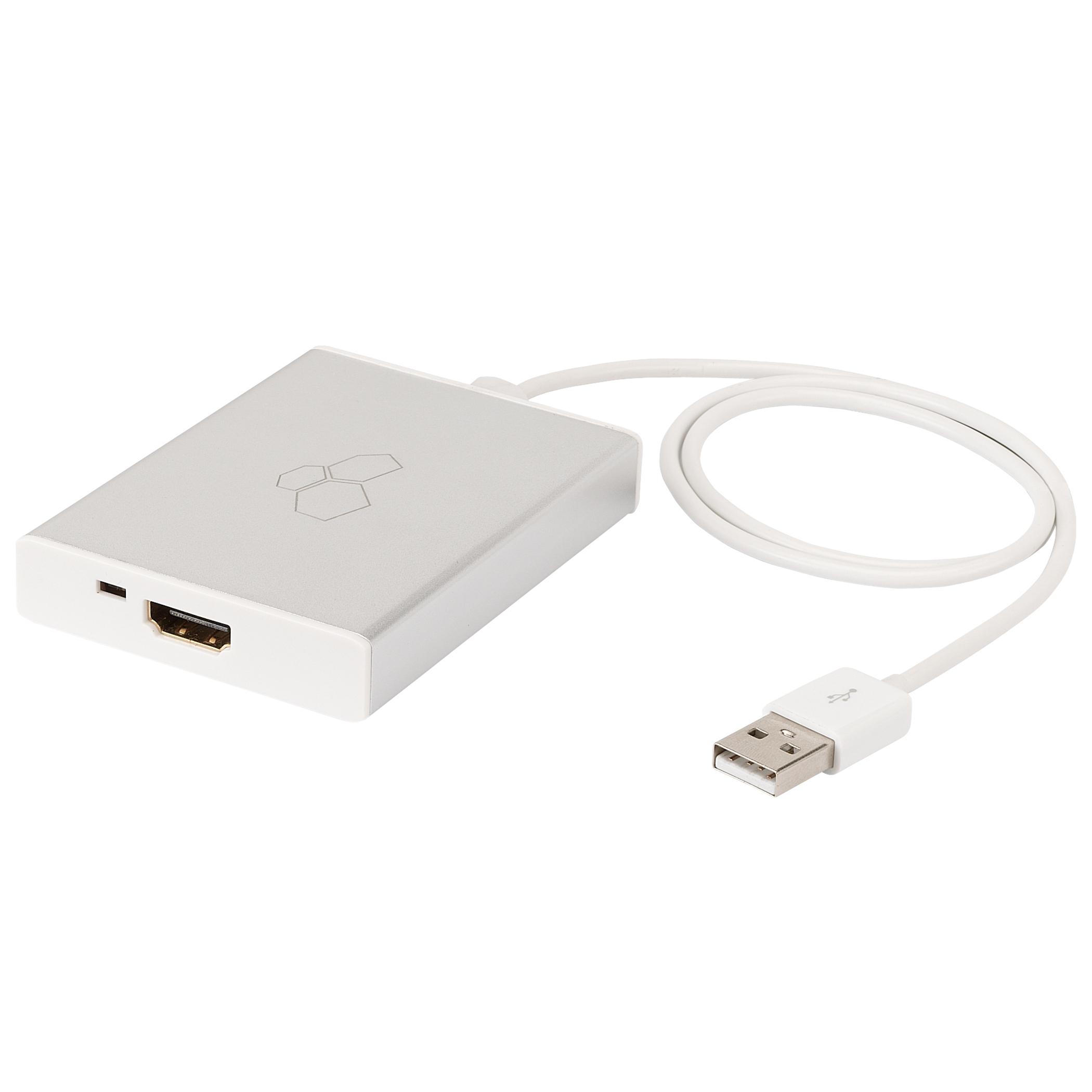 Kanex mLinq - USB към HDMI адаптер за свързване на компютър към HDTV/LCD монитор | JAR Computers Kanex mLinq - USB към HDMI адаптер за свързване на компютър към HDTV/LCD монитор