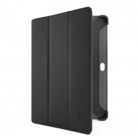 Кожен калъф и поставка за Samsung Galaxy Tab 10.1 (2) - Belkin Trifold Folio (черен) | JAR Computers Кожен калъф и поставка за Samsung Galaxy Tab 10.1 (2) - Belkin Trifold Folio (черен)