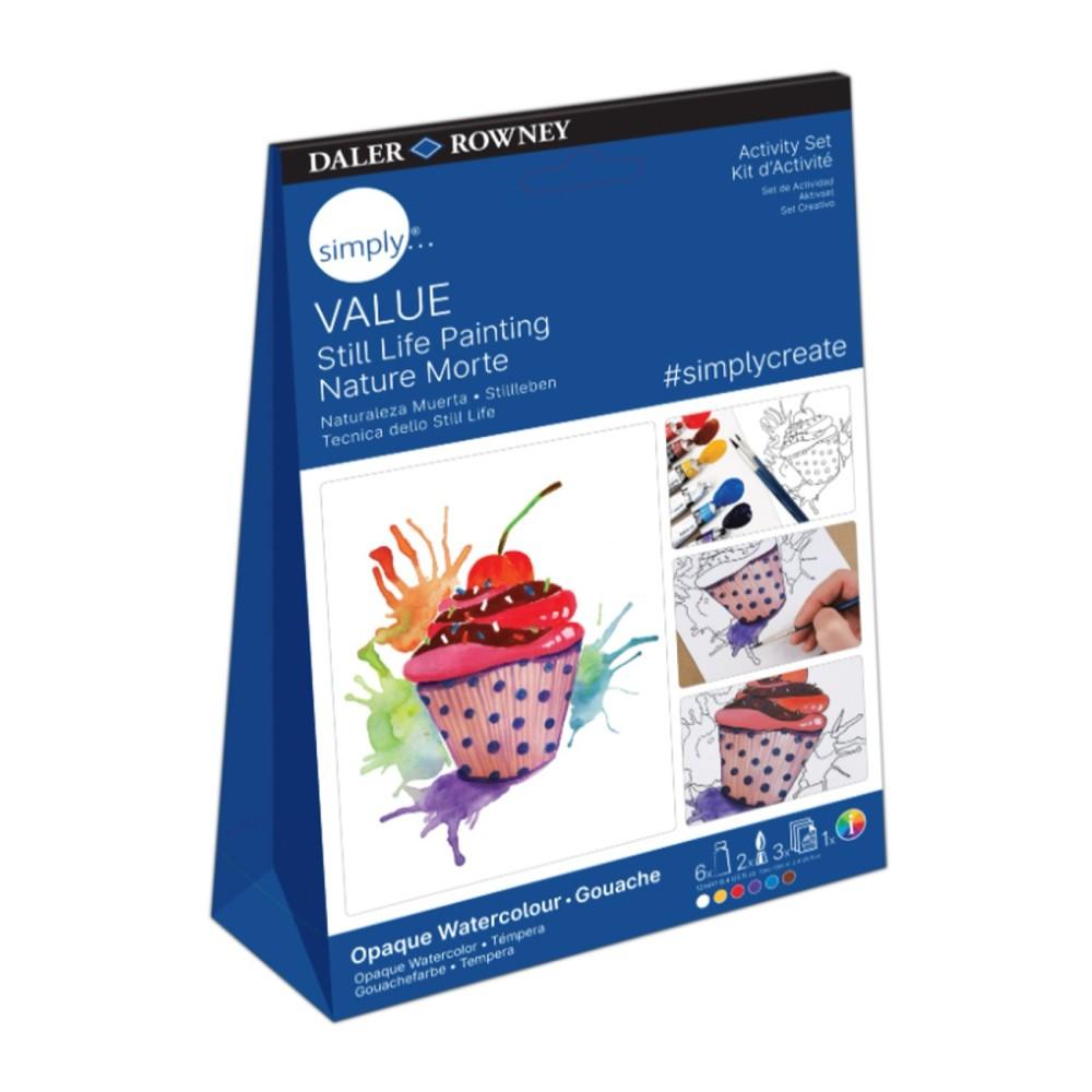 Комплект за рисуване с темперни бои DALER-ROWNEY Activity Set Gouache - Still Life, 12 части | JAR Computers Комплект за рисуване с темперни бои DALER-ROWNEY Activity Set Gouache - Still Life, 12 части
