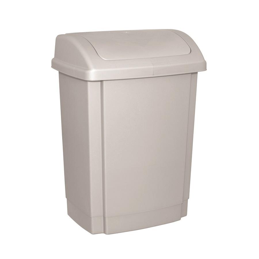 Кош с капак OFFICE PRODUCTS, пластмасов, 25 л, сив | JAR Computers Кош с капак OFFICE PRODUCTS, пластмасов, 25 л, сив