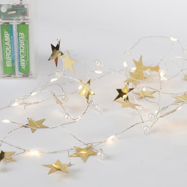 ЛАМПИЧКИ 20 MINI LED EUROLAMP, ЗВЕЗДИ И ПЕРЛИ, БАТЕРИЯ 3XAA, IP20 | JAR Computers ЛАМПИЧКИ 20 MINI LED EUROLAMP, ЗВЕЗДИ И ПЕРЛИ, БАТЕРИЯ 3XAA, IP20