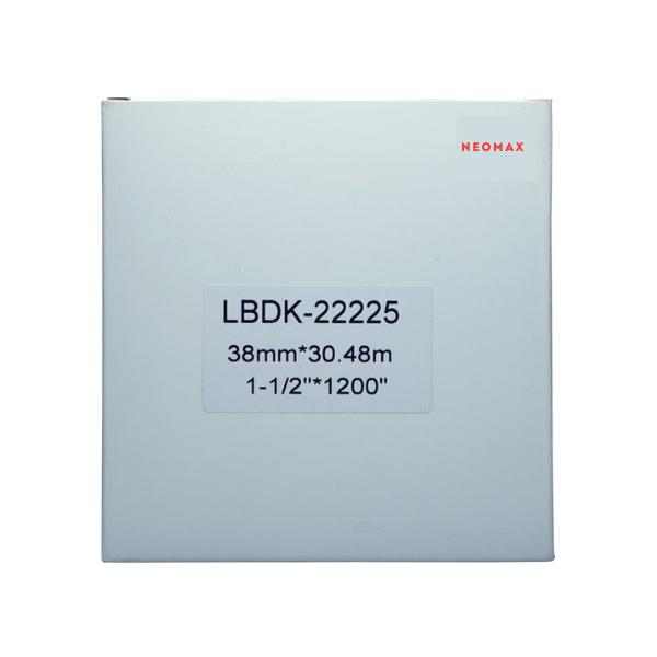 ЛЕНТА ЗА ЕТИКЕТНИ ПРИНТЕРИ BROTHER ТИП QP - CONTINUOUS PAPER TAPE - 38 mm x 30,48 m - DK22225 (DK-22225) - PNLB-22225 - NEOMAX | JAR Computers ЛЕНТА ЗА ЕТИКЕТНИ ПРИНТЕРИ BROTHER ТИП QP - CONTINUOUS PAPER TAPE - 38 mm x 30,48 m - DK22225 (DK-22225) - PNLB-22225 - NEOMAX
