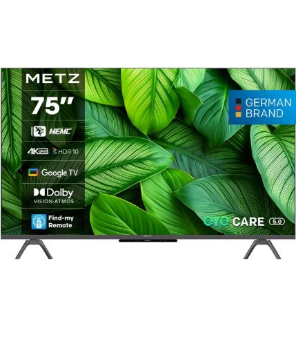 METZ Телевизор 75" UHD LED SMART TV, 4K, Google TV, Frameless | JAR Computers METZ Телевизор 75" UHD LED SMART TV, 4K, Google TV, Frameless