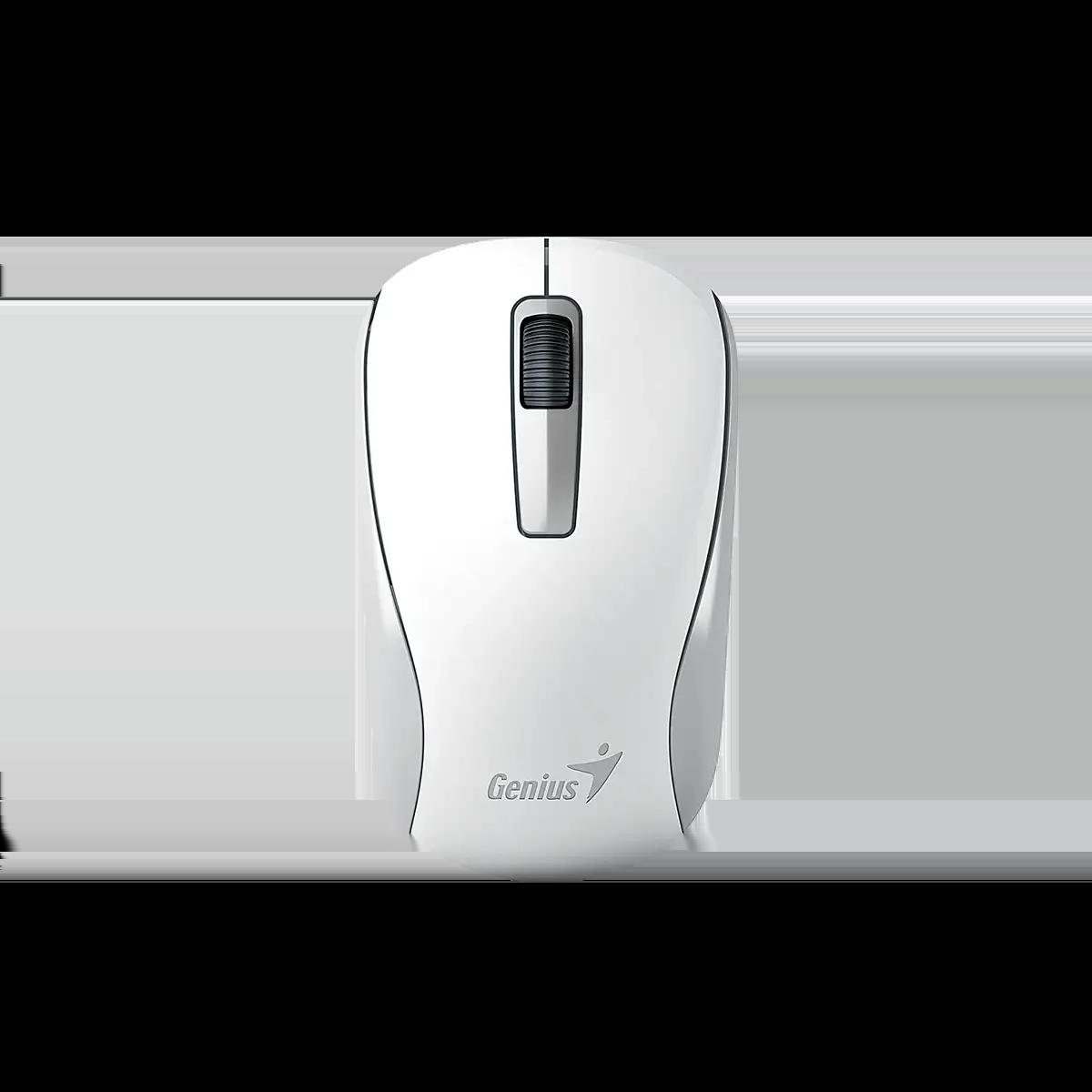 Мишка Genius NX-7005, безжична, USB, 3 бутона, AA, бяла