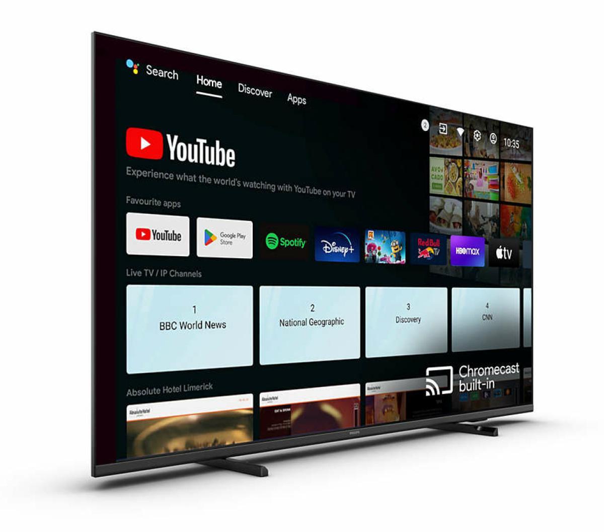 Philips 43HFL4518U/12 hospitality TV 109.2 cm (43") 4K Ultra HD 350 cd/m² Smart TV Black 20 W | JAR Computers Philips 43HFL4518U/12 hospitality TV 109.2 cm (43") 4K Ultra HD 350 cd/m² Smart TV Black 20 W