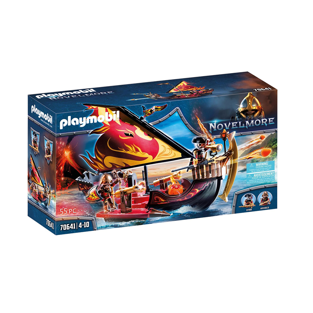 Playmobil Novelmore Burnham's Ship of Fire for 4-10 years (70641) (PLY70641)