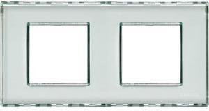 Рамка 2x2 мод. правоъгълна Kristall transparent LL Bticino | JAR Computers Рамка 2x2 мод. правоъгълна Kristall transparent LL Bticino
