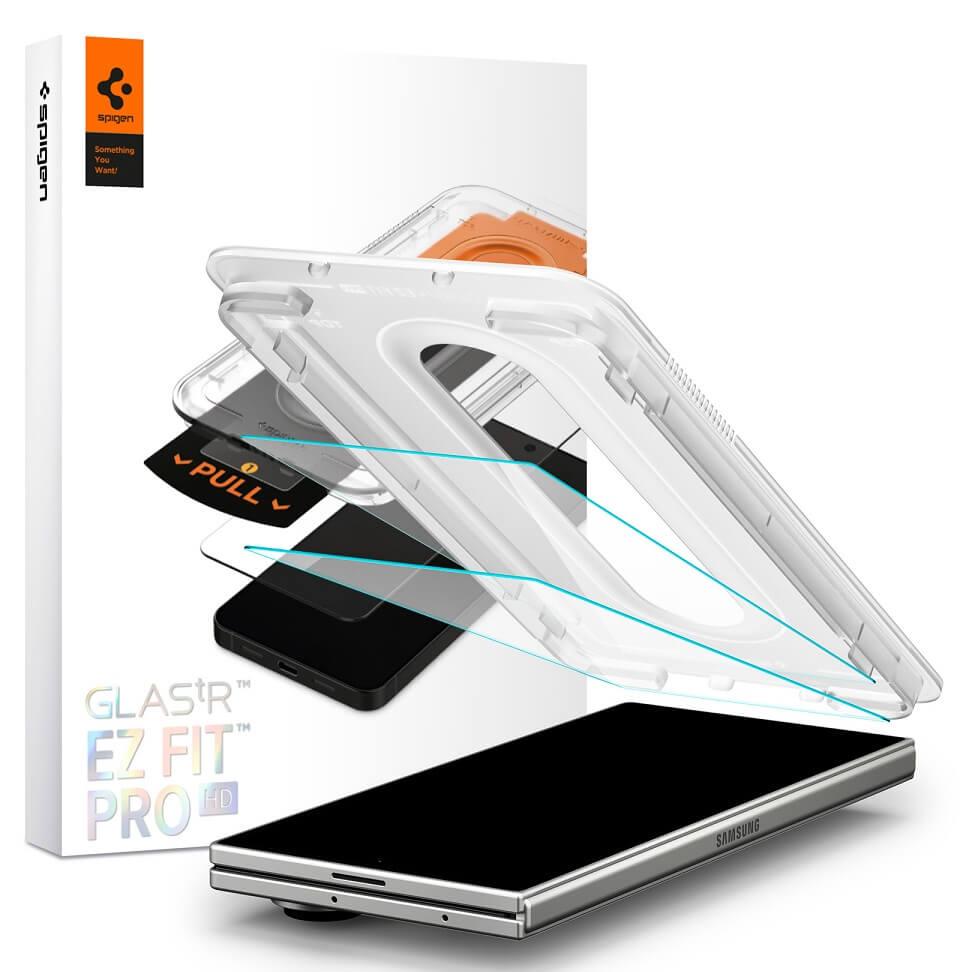 SPIGEN Tempered Glass tR.Ez Fit Samsung Z Fold 7, SET 2бр. /прозрачни/ - AGL09579 | JAR Computers SPIGEN Tempered Glass tR.Ez Fit Samsung Z Fold 7, SET 2бр. /прозрачни/ - AGL09579