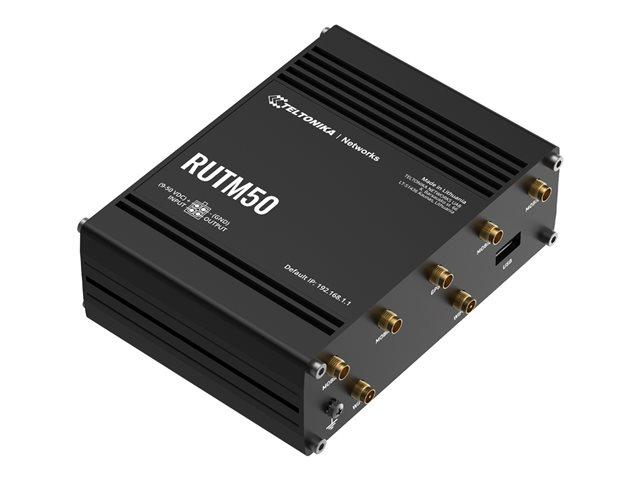 TELTONIKA NETWORKS RUTM50 DUAL SIM 5G/4G/LTE EMEA APAC Brazil EU PSU Cellular Router