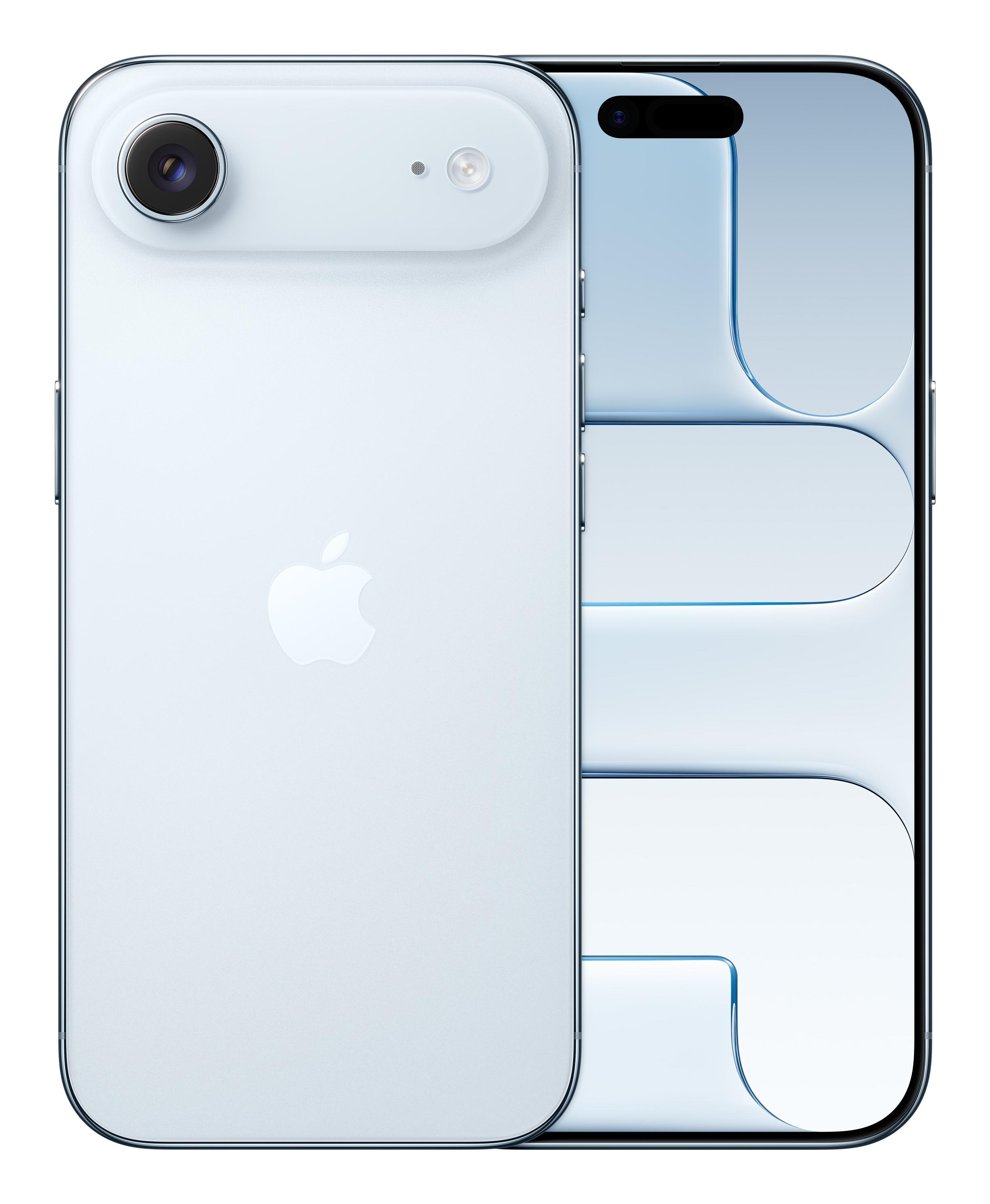 Apple iPhone Air 16,5 см (6.5") Двойна SIM карта iOS 26 5G UBS тип C 256 GB Син | JAR Computers Apple iPhone Air 16,5 см (6.5") Двойна SIM карта iOS 26 5G UBS тип C 256 GB Син
