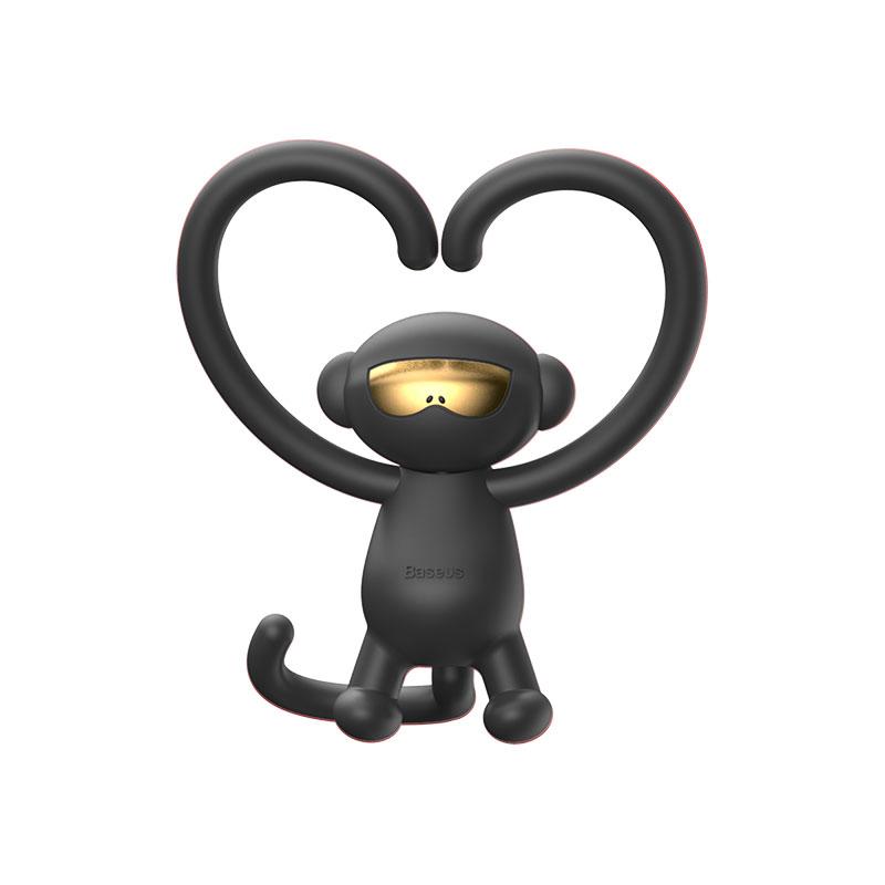 Ароматизатор за автомобил с формата на маймунка - Baseus Monkey-Shaped Vehicle Fragrance (черен) | JAR Computers Ароматизатор за автомобил с формата на маймунка - Baseus Monkey-Shaped Vehicle Fragrance (черен)