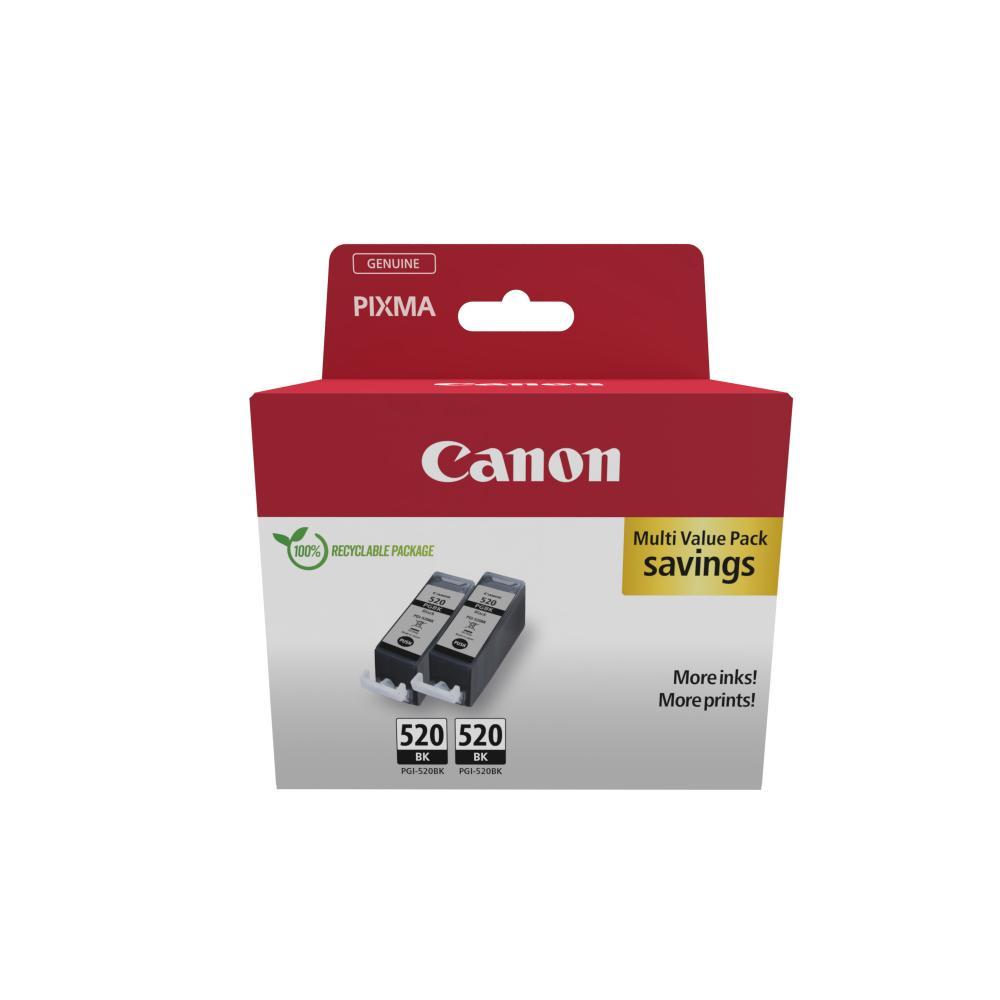 Canon Μελάνι Inkjet PGI-520 Twin Pack Black (2932B019) (CANPGI-520TP) | JAR Computers Canon Μελάνι Inkjet PGI-520 Twin Pack Black (2932B019) (CANPGI-520TP)