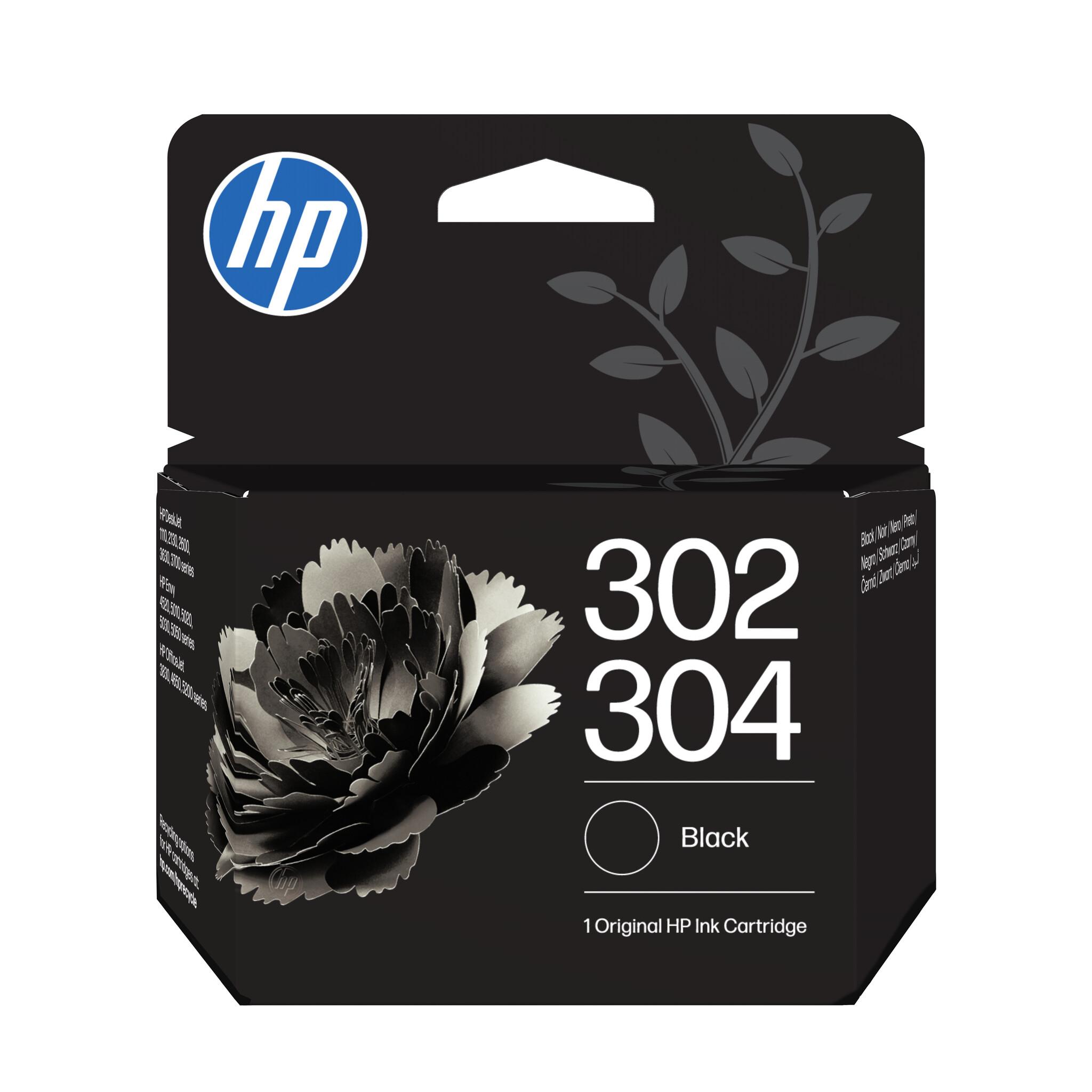 HP Оригинална касета с мастило 302/304, черно | JAR Computers HP Оригинална касета с мастило 302/304, черно