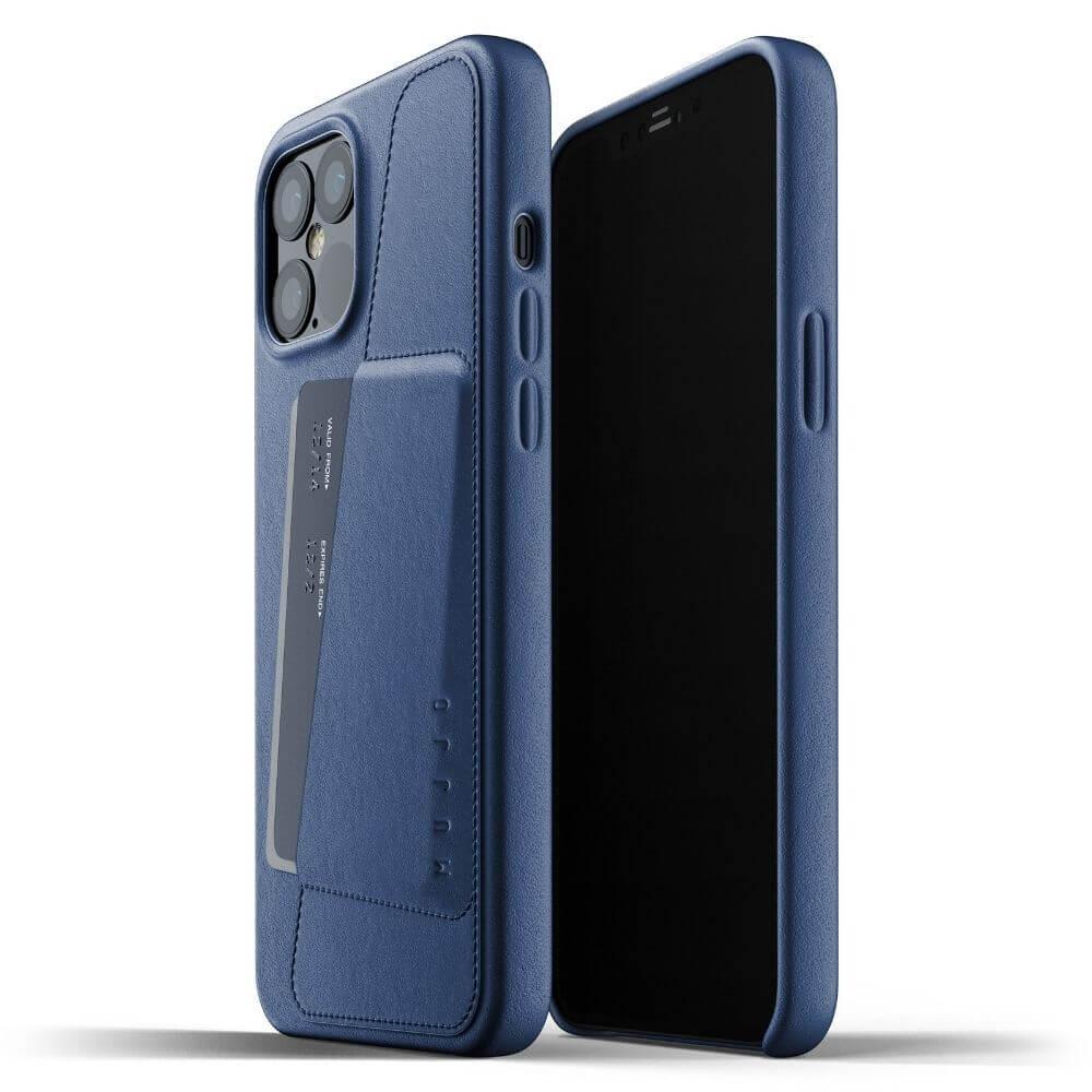 Кожен (естествена кожа) кейс с джоб за кредитна карта за iPhone 12 Pro Max - Mujjo Leather Wallet Case (син) | JAR Computers Кожен (естествена кожа) кейс с джоб за кредитна карта за iPhone 12 Pro Max - Mujjo Leather Wallet Case (син)