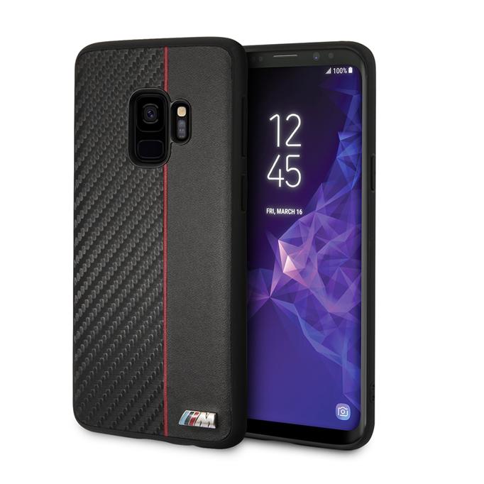 Кожен кейс за Samsung Galaxy S9 - BMW M Collection Hard Case (черен) | JAR Computers Кожен кейс за Samsung Galaxy S9 - BMW M Collection Hard Case (черен)